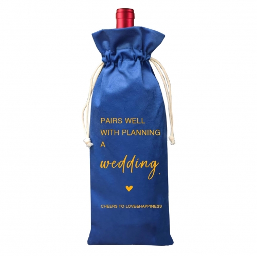 Wine Bag Wedding Gift for Mr and Mrs